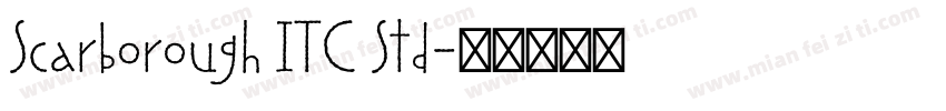 Scarborough ITC Std字体转换